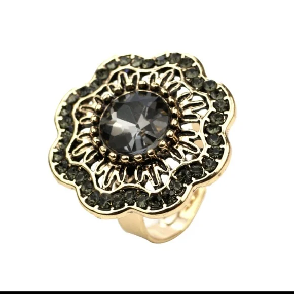 Turkish Vintage Style Flower Ring for Women,Ottoman,ByzantianWeddingGift - Picture 3 of 7